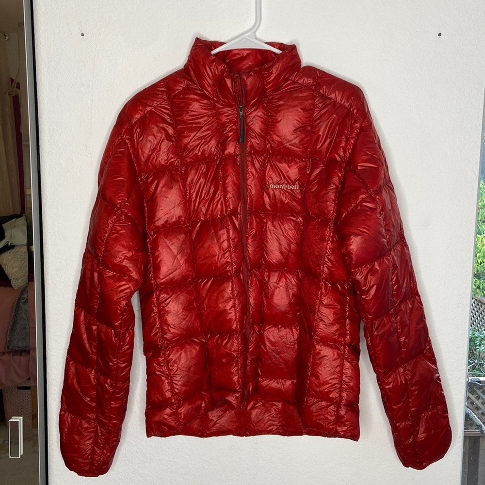 Red Mont•Bell Women’s Goose Down Jacket Size M